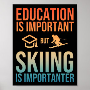 Coole Skitour für Damen Kinder Nordic Mountain Bik Poster