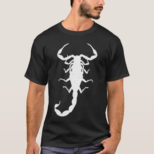 Coole Skorpion, weiß T-Shirt (Vorderseite)