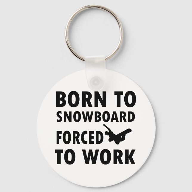 Coole Snowboarddesigns Schlüsselanhänger (Vorderseite)