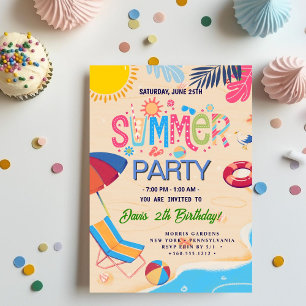 COOLE Sommerparty Einladung