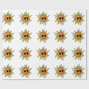 COOLE SOMMERSONNE GESCHENKPAPIER