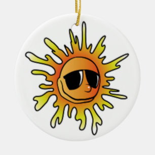 COOLE SOMMERSONNE KERAMIK ORNAMENT