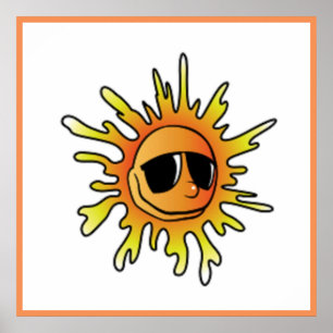 COOLE SOMMERSONNE POSTER