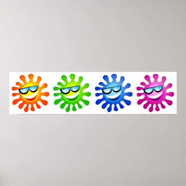 Coole Sonnen Poster (Vorne)