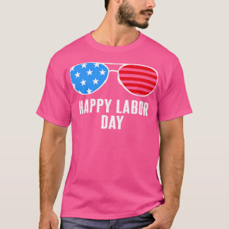 Coole Sonnenbrille am glücklichen Arbeitstag T-Shirt