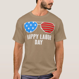 Coole Sonnenbrille am glücklichen Arbeitstag T-Shirt