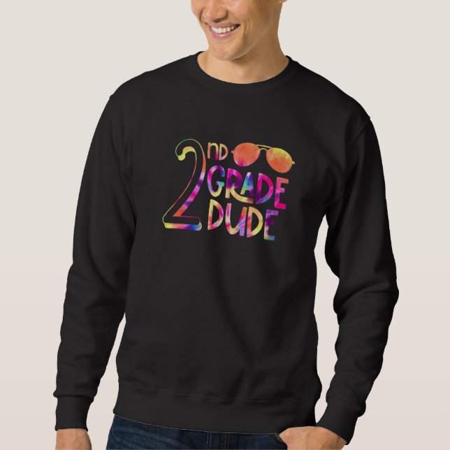 coole Sonnenbrille der zweiten Klasse Typ Gefärbte Sweatshirt (Vorderseite)