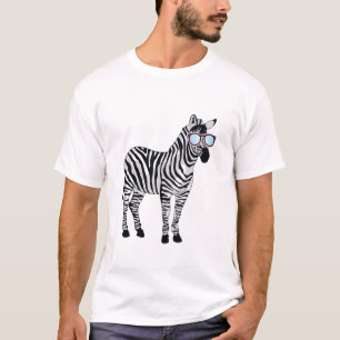 Coole Sonnenbrille Zebra Zookeeper Wildtier T-Shirt