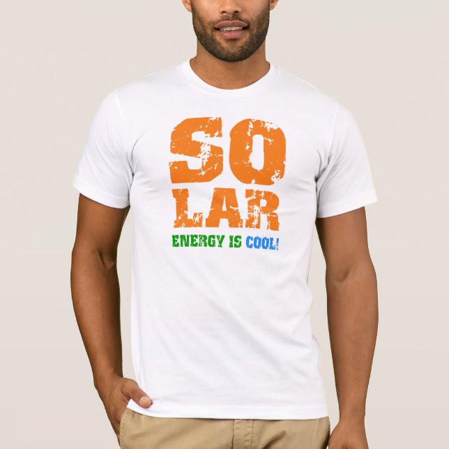 Coole Sonnenenergie T-Shirt (Vorderseite)
