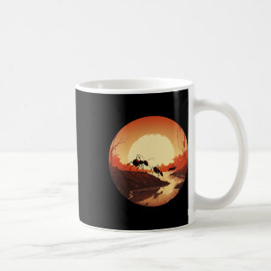 Coole Sonnenuntergangs-Ameisen-Outfit für Insekten Kaffeetasse