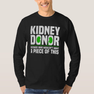 Coole Spende von Nieren Kunst für Männer Organspen T-Shirt