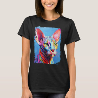 Coole Sphynx haarlose Katze T-Shirt