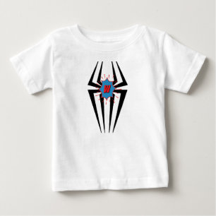Coole Spider-Grafik-Monogramm-Kinder individuell Baby T-shirt