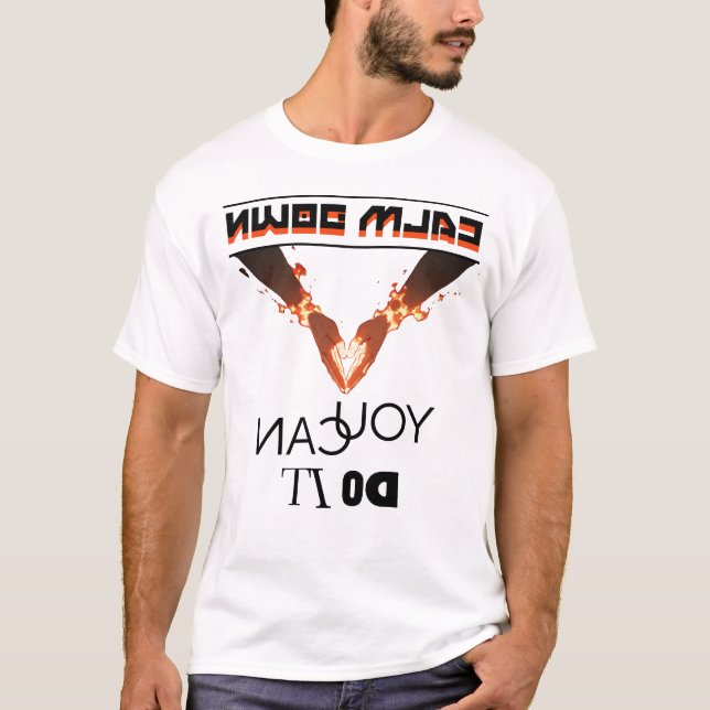 coole spielerische Typografie beruhigt sich, Sie k T-Shirt (Vorderseite)