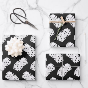 Coole Spielwürfel Geschenkpapier Set