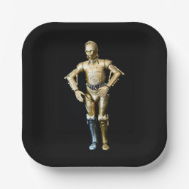 Coole Spielzeugfotografie Droid Pappteller