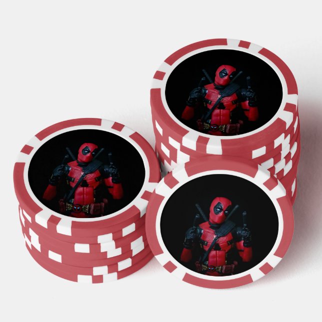 Coole Spielzeugfotografie Pokerchips (Stapel)