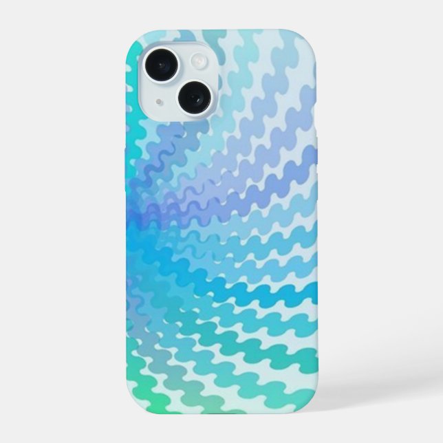 Coole Spiral-Farben iPhone 15 Fall Hülle (Rückseite)