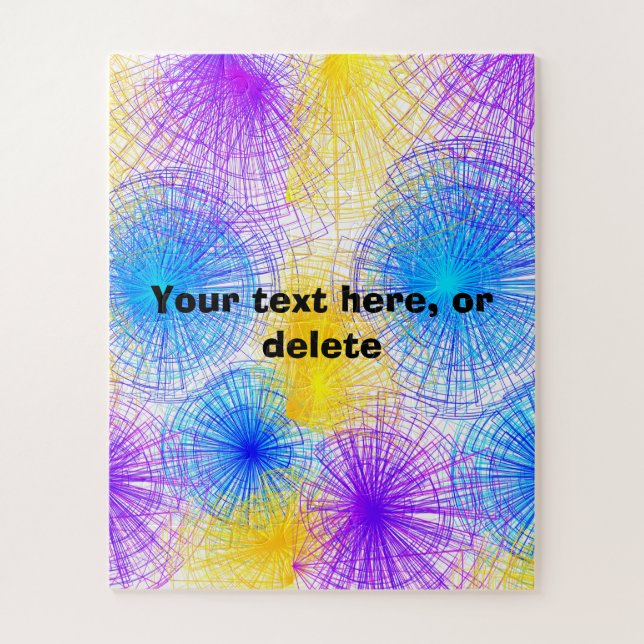 Coole Spiralkreise Puzzle (Vertikal)