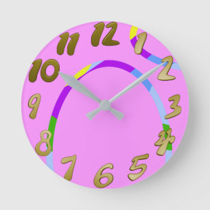 Coole Splash Wall Uhr