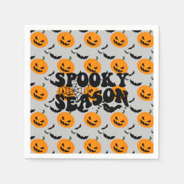 Coole Spuk Pumkin Party Paper Teller Serviette