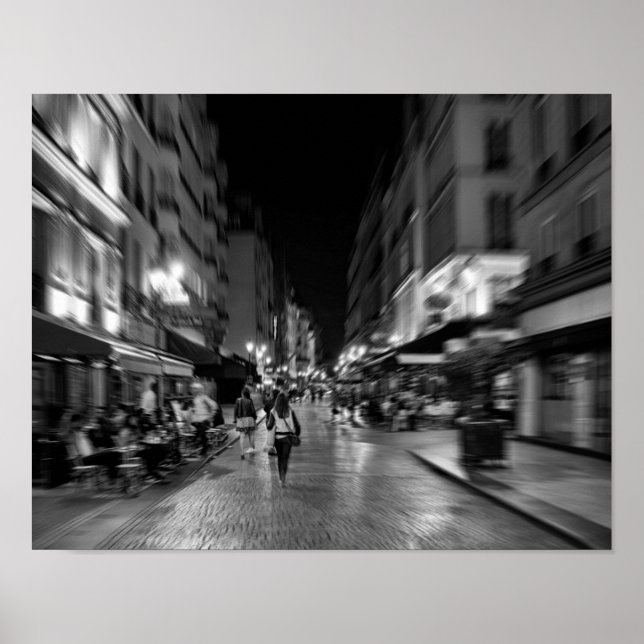 Coole, städtische Pariser Lebensweise und Kultur Poster (Vorne)