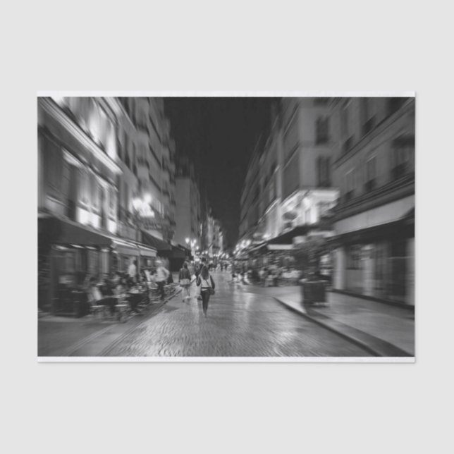 Coole, städtische Pariser Lebensweise und Kultur Seidenpapier (Vorderseite)