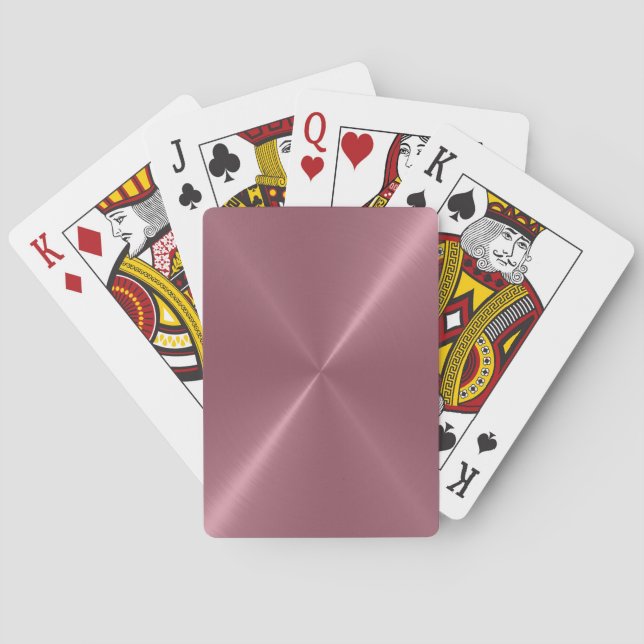 Coole Stainless Shiny Metallic Playing Cards Spielkarten (Rückseite)