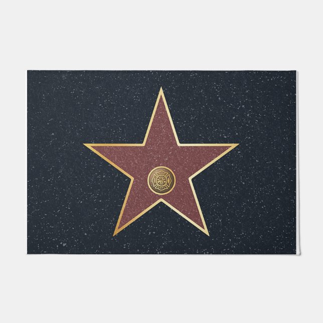 Coole Star Doormat, Geschenk für den Menschen Fußmatte (Vorderseite)