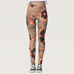 Coole Steampunk Art Muster-Gamaschen Leggings