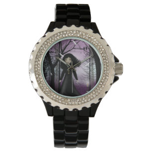 Coole Steampunk Goth Mädchen-Damen-Uhr Armbanduhr