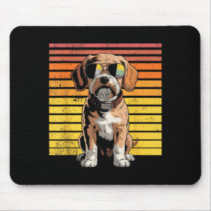 Coole stolze Cavapoo-Männer Frauen Vintage-Hundefr Mousepad
