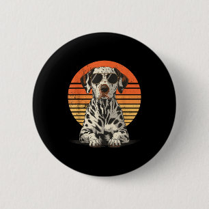 Coole stolze Dalmatiner Männer Frauen Vintage-Hund Button