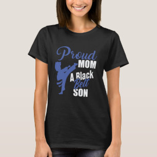 Coole stolze Mutter Schwarzgürtel Sohn Muttertag K T-Shirt