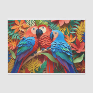 coole Strandliebhaber von Parrot Seidenpapier