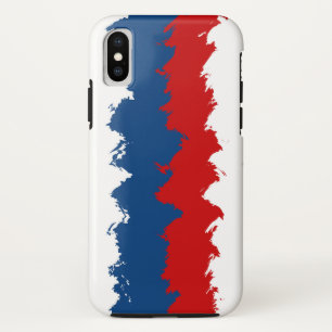 Coole Streifen rot, weiß und blau Case-Mate iPhone Hülle