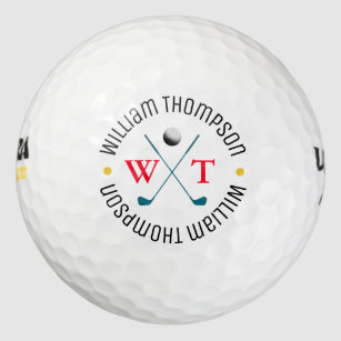 coole, stylische Monogram_ball erstellen Golfball