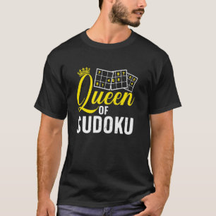 Coole Sudoku-Kunst für Frauen Mädchen Sudoku-Spiel T-Shirt