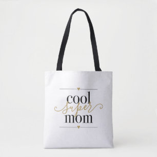 Coole Super Mama Moderne Elegante Schwarz und Gold