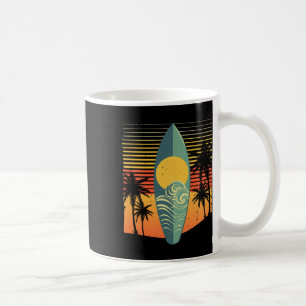 Coole Surfboard Für Männer Frauen Surfer Retro Sur Kaffeetasse
