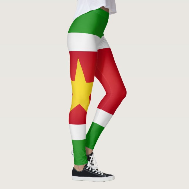 Coole Suriname-Fahne Leggings (Rechts)
