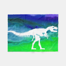 Coole T-rex Dinosaurier-Fleece-Decke