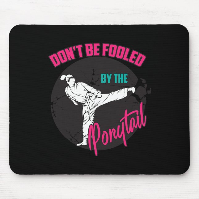 Coole Taekwondo Kunst, Dichtung und Musik Mousepad (Vorne)