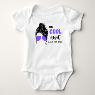 Coole Tante gab mir diesen Baby Bodysuit Strampler