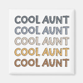 Coole Tante Moderne Niedliche Geschenke für Tante Magnet