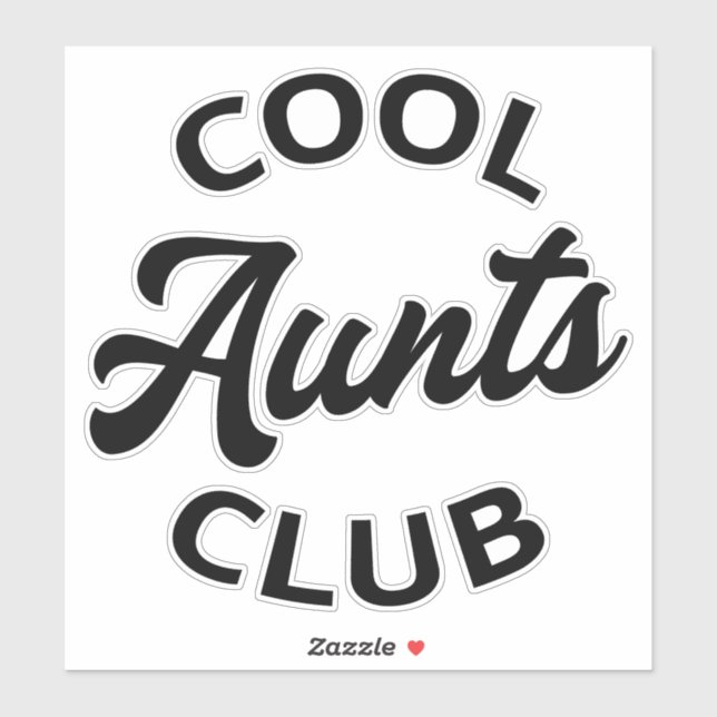 Coole Tanten Club I Aufkleber (Blatt)