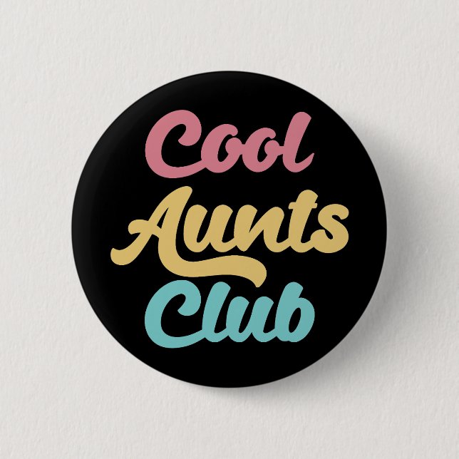 Coole Tanten Club II Button (Vorderseite)
