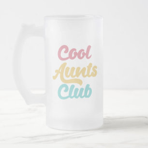 Coole Tanten Club II Mattglas Bierglas