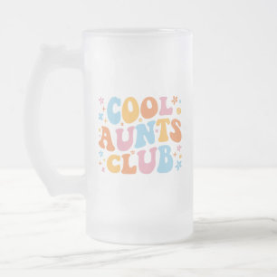 Coole Tanten Club III Mattglas Bierglas