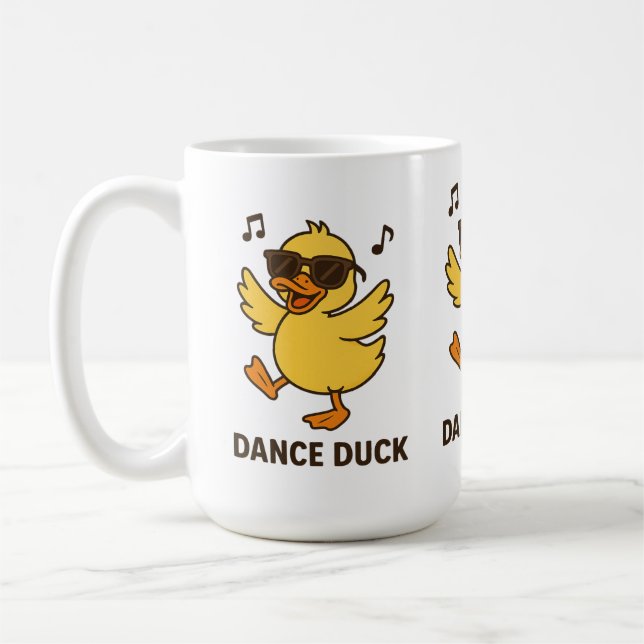 Coole Tanzdusche Kaffeetasse (Links)